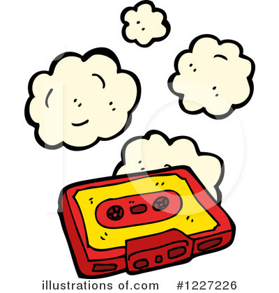 Royalty-Free (RF) Cassette Clipart Illustration by lineartestpilot - Stock Sample #1227226