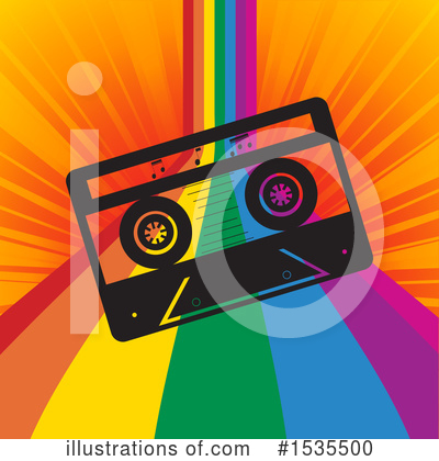 Royalty-Free (RF) Cassette Clipart Illustration by elaineitalia - Stock Sample #1535500