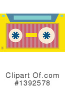 Cassette Tape Clipart #1392578 by BNP Design Studio