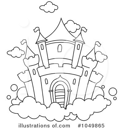 Royalty-Free (RF) Castle Clipart Illustration by BNP Design Studio - Stock Sample #1049865