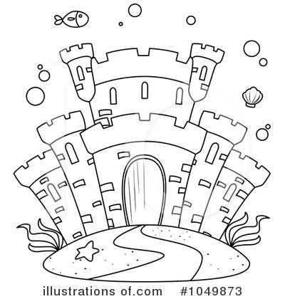 Royalty-Free (RF) Castle Clipart Illustration by BNP Design Studio - Stock Sample #1049873