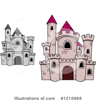 Royalty-Free (RF) Castle Clipart Illustration by Vector Tradition SM - Stock Sample #1210968