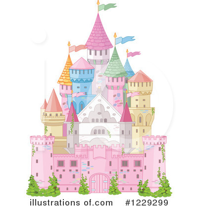 Royalty-Free (RF) Castle Clipart Illustration by Pushkin - Stock Sample #1229299