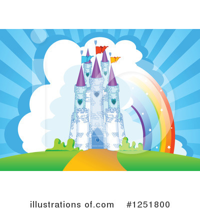 Royalty-Free (RF) Castle Clipart Illustration by Pushkin - Stock Sample #1251800