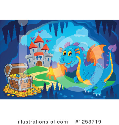 Royalty-Free (RF) Castle Clipart Illustration by visekart - Stock Sample #1253719