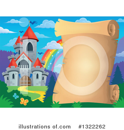 Royalty-Free (RF) Castle Clipart Illustration by visekart - Stock Sample #1322262