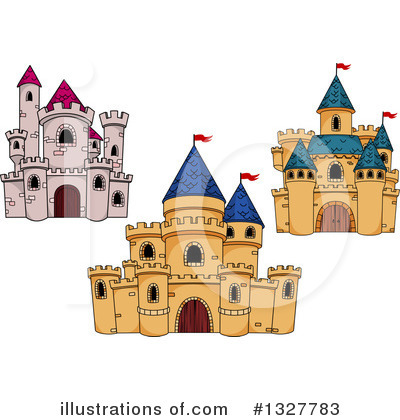 Royalty-Free (RF) Castle Clipart Illustration by Vector Tradition SM - Stock Sample #1327783