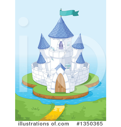Royalty-Free (RF) Castle Clipart Illustration by Pushkin - Stock Sample #1350365