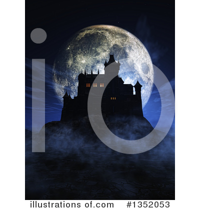 Royalty-Free (RF) Castle Clipart Illustration by KJ Pargeter - Stock Sample #1352053