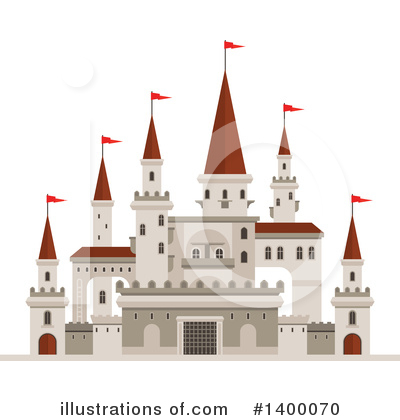 Royalty-Free (RF) Castle Clipart Illustration by Vector Tradition SM - Stock Sample #1400070