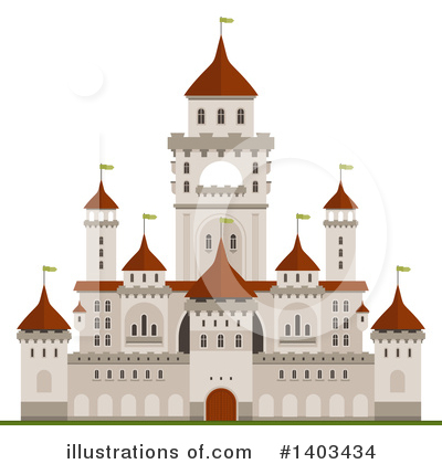 Fortress Clipart #1403434 by Vector Tradition SM