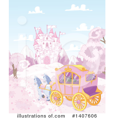 Horse Drawn Carriages Clipart #1407606 by Pushkin