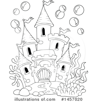 Royalty-Free (RF) Castle Clipart Illustration by visekart - Stock Sample #1457020