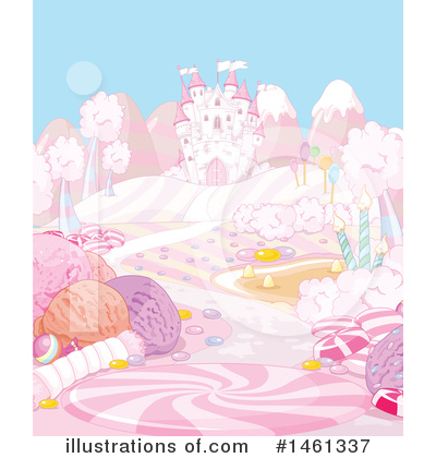 Royalty-Free (RF) Castle Clipart Illustration by Pushkin - Stock Sample #1461337