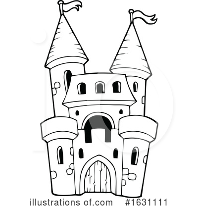 Royalty-Free (RF) Castle Clipart Illustration by visekart - Stock Sample #1631111
