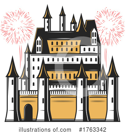 Royalty-Free (RF) Castle Clipart Illustration by Vector Tradition SM - Stock Sample #1763342