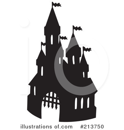 Royalty-Free (RF) Castle Clipart Illustration by visekart - Stock Sample #213750