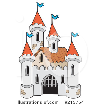 Royalty-Free (RF) Castle Clipart Illustration by visekart - Stock Sample #213754