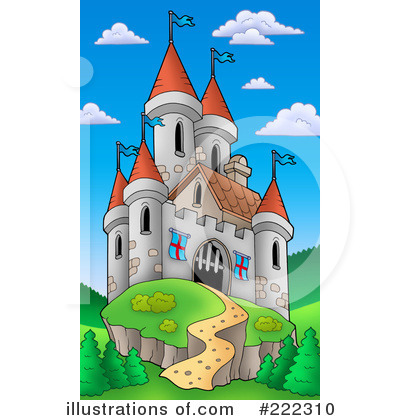 Royalty-Free (RF) Castle Clipart Illustration by visekart - Stock Sample #222310