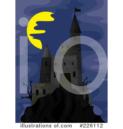 Halloween Castle Clipart #226112 by BNP Design Studio