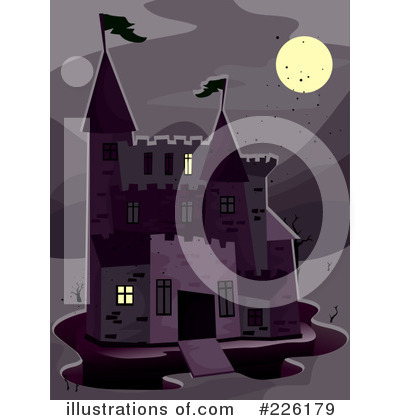 Halloween Castle Clipart #226179 by BNP Design Studio