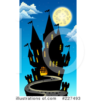 Royalty-Free (RF) Castle Clipart Illustration by visekart - Stock Sample #227493