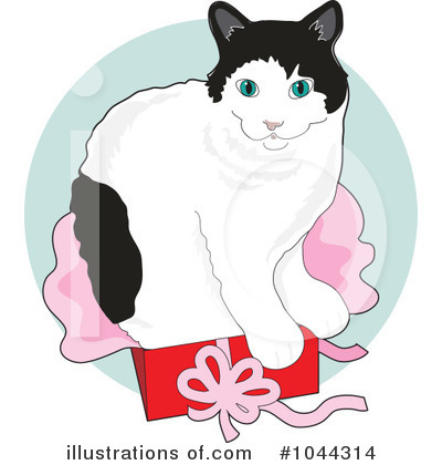 Royalty-Free (RF) Cat Clipart Illustration by Maria Bell - Stock Sample #1044314