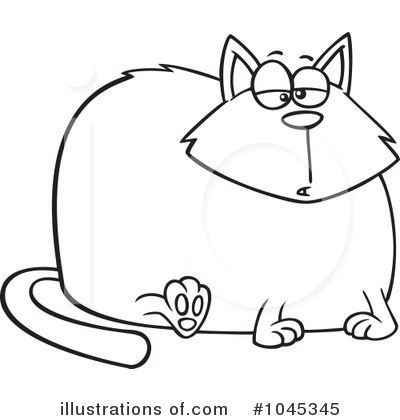 Royalty-Free (RF) Cat Clipart Illustration by toonaday - Stock Sample #1045345
