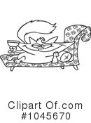 Cat Clipart #1045670 by toonaday