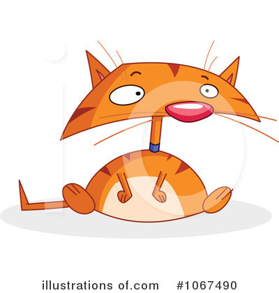 Royalty-Free (RF) Cat Clipart Illustration by yayayoyo - Stock Sample #1067490