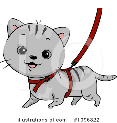 Royalty-Free (RF) Cat Clipart Illustration by BNP Design Studio - Stock Sample #1096322