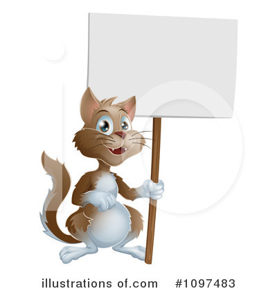 Royalty-Free (RF) Cat Clipart Illustration by AtStockIllustration - Stock Sample #1097483