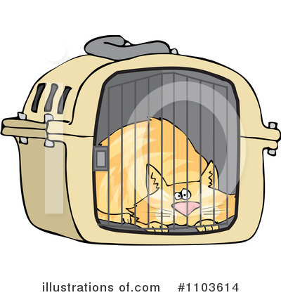 Royalty-Free (RF) Cat Clipart Illustration by djart - Stock Sample #1103614