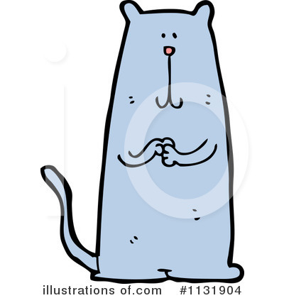 Royalty-Free (RF) Cat Clipart Illustration by lineartestpilot - Stock Sample #1131904