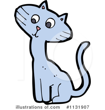 Royalty-Free (RF) Cat Clipart Illustration by lineartestpilot - Stock Sample #1131907