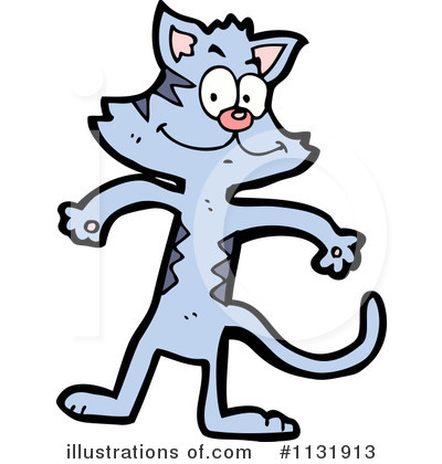 Royalty-Free (RF) Cat Clipart Illustration by lineartestpilot - Stock Sample #1131913