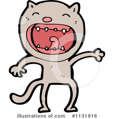 Royalty-Free (RF) Cat Clipart Illustration by lineartestpilot - Stock Sample #1131916