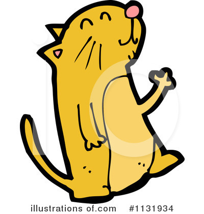 Royalty-Free (RF) Cat Clipart Illustration by lineartestpilot - Stock Sample #1131934
