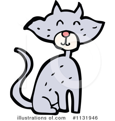 Royalty-Free (RF) Cat Clipart Illustration by lineartestpilot - Stock Sample #1131946