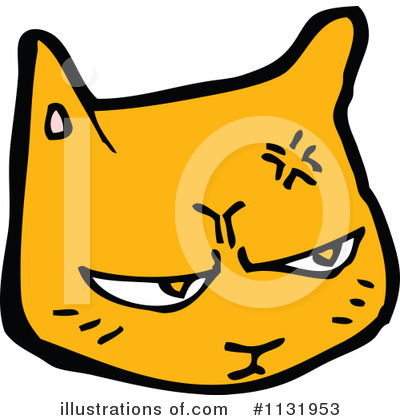 Cat Face Clipart #1131953 by lineartestpilot