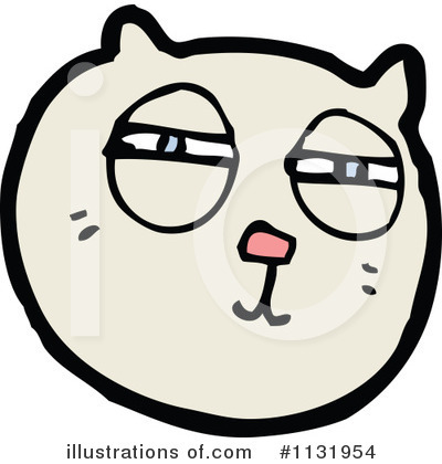 Cat Face Clipart #1131954 by lineartestpilot