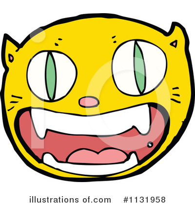 Cat Face Clipart #1131958 by lineartestpilot