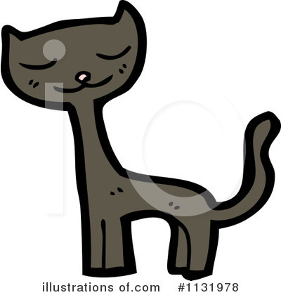 Black Cat Clipart #1131978 by lineartestpilot