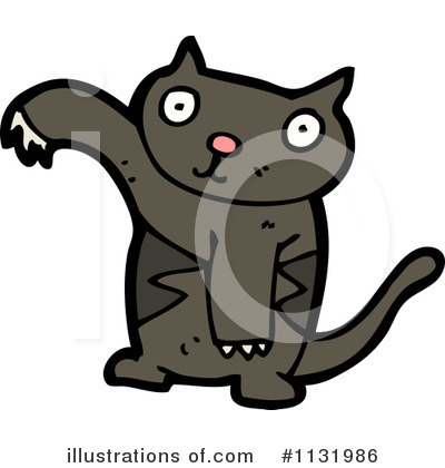 Royalty-Free (RF) Cat Clipart Illustration by lineartestpilot - Stock Sample #1131986