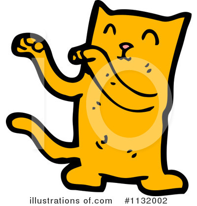 Royalty-Free (RF) Cat Clipart Illustration by lineartestpilot - Stock Sample #1132002