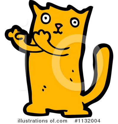 Royalty-Free (RF) Cat Clipart Illustration by lineartestpilot - Stock Sample #1132004