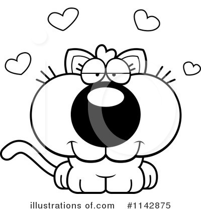 Royalty-Free (RF) Cat Clipart Illustration by Cory Thoman - Stock Sample #1142875