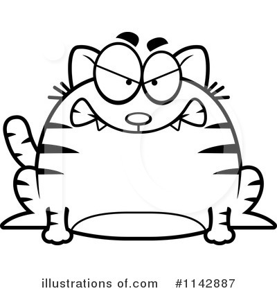 Royalty-Free (RF) Cat Clipart Illustration by Cory Thoman - Stock Sample #1142887