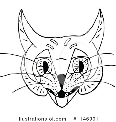 Royalty-Free (RF) Cat Clipart Illustration by Prawny Vintage - Stock Sample #1146991