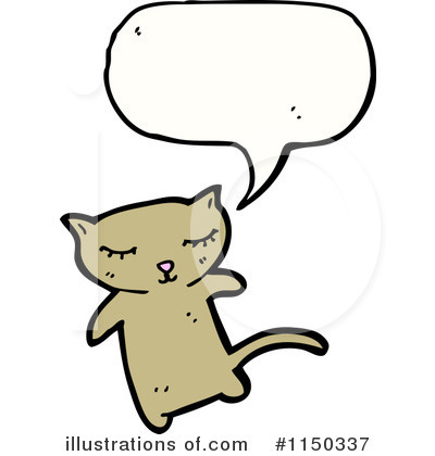 Royalty-Free (RF) Cat Clipart Illustration by lineartestpilot - Stock Sample #1150337